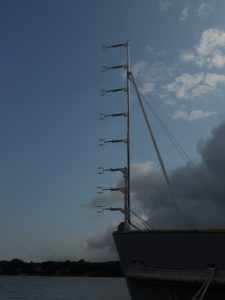 8 - "A" Probes mounted on a ship's mast