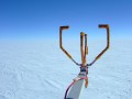 Sonic Anemometer with Heater - "Sx" Probe in use in Antartica.          